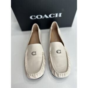 COACH Ronnie Loafer Chalk Size 7B NEW in Box